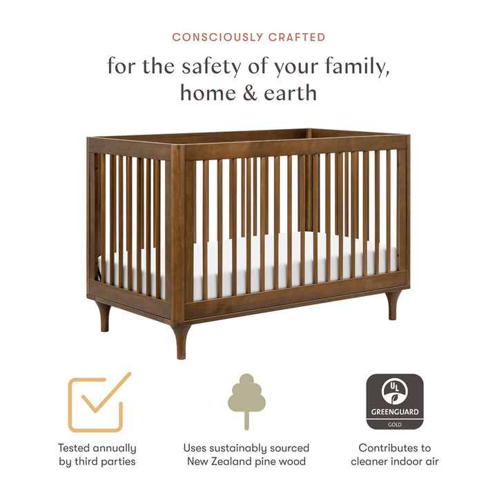 Lolly 3-in-1 Convertible Crib + Toddler Bed Conversion Kit