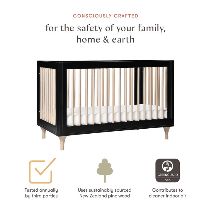 Lolly 3-in-1 Convertible Crib + Toddler Bed Conversion Kit