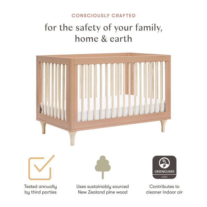 Lolly 3-in-1 Convertible Crib + Toddler Bed Conversion Kit