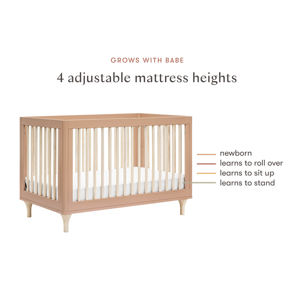 Lolly 3-in-1 Convertible Crib + Toddler Bed Conversion Kit