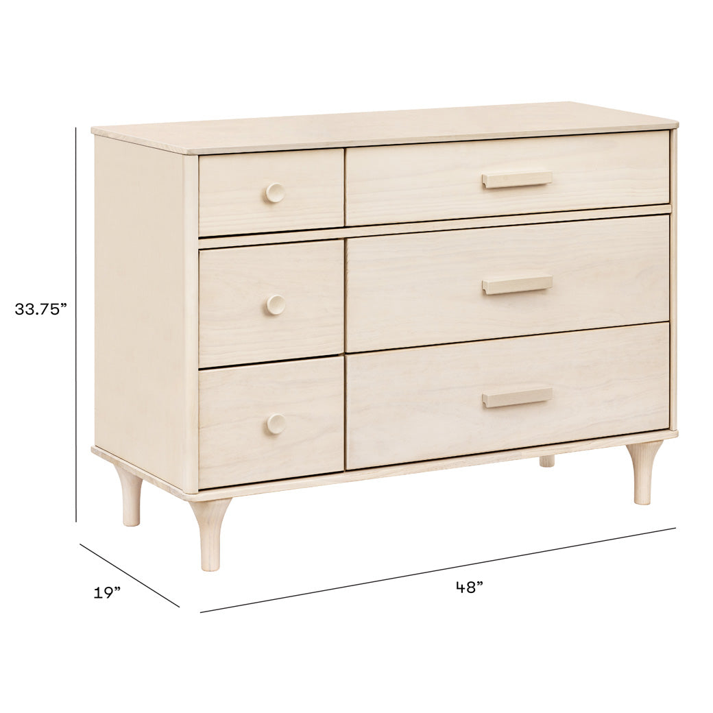 Lolly 6-Drawer Assembled Dresser (48")