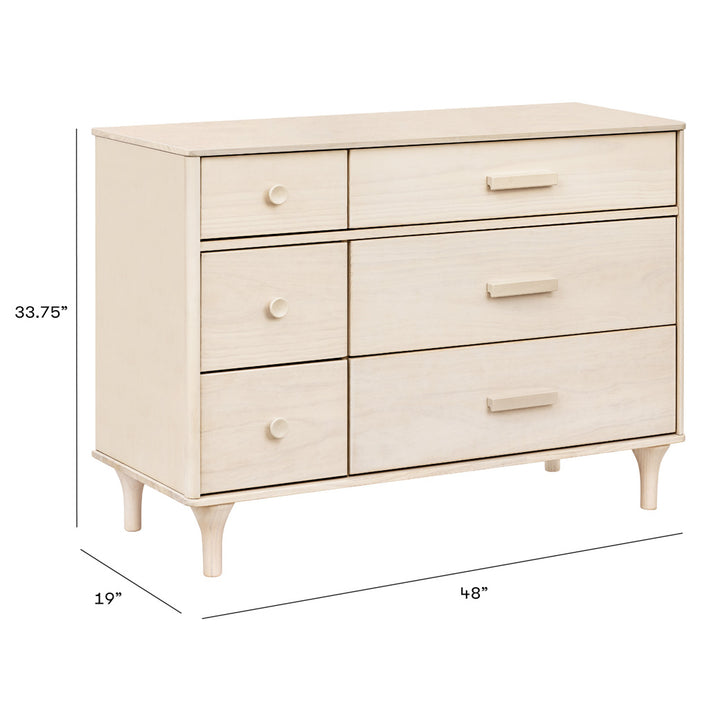 Lolly 6-Drawer Assembled Dresser (48")