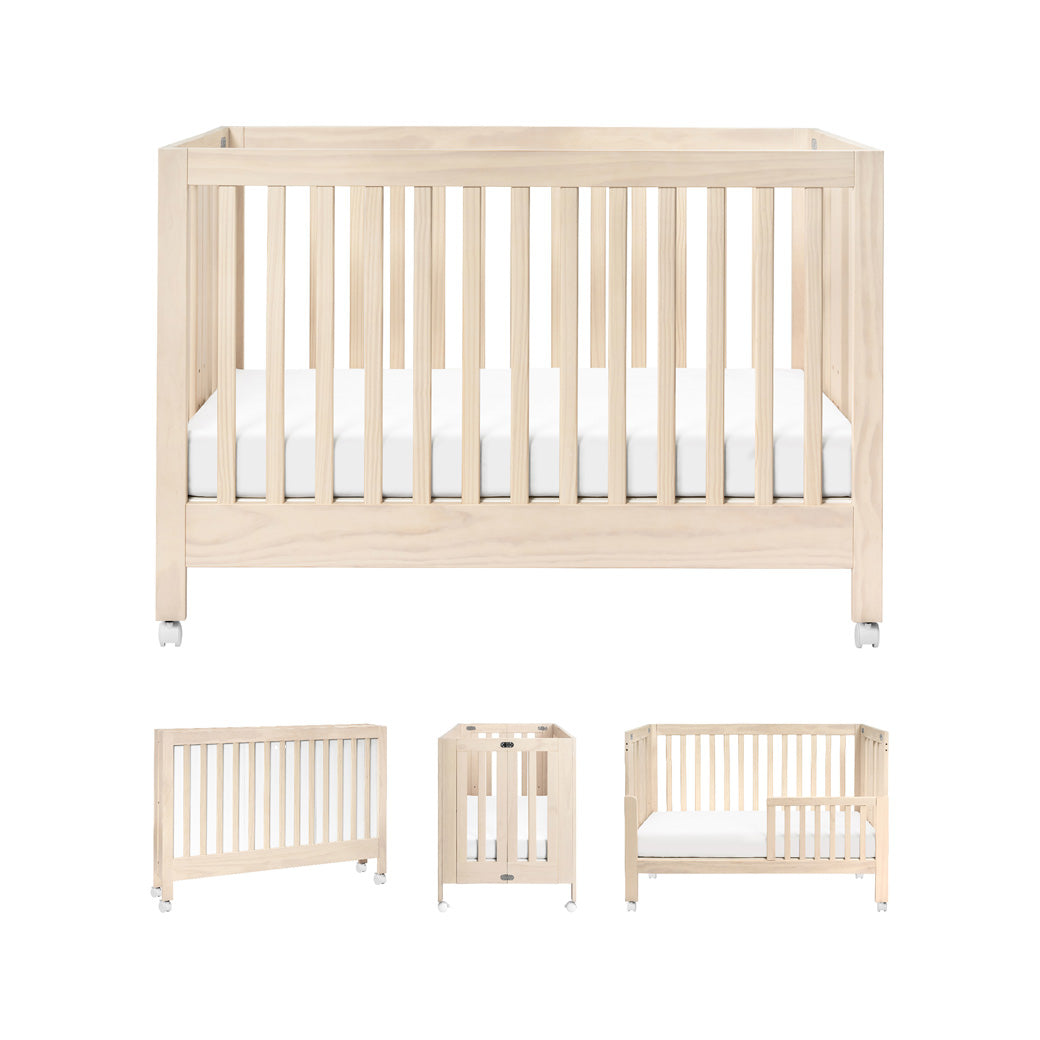 Maki Portable Folding Crib + Conversion Kit