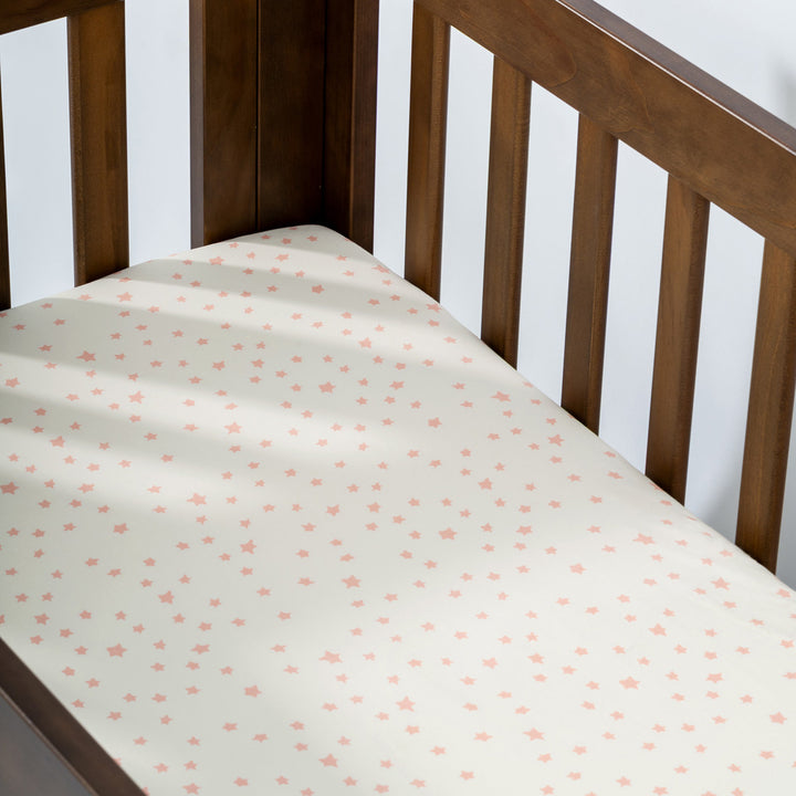 Mini Crib Sheet in GOTS Certified Organic Brushed Cotton