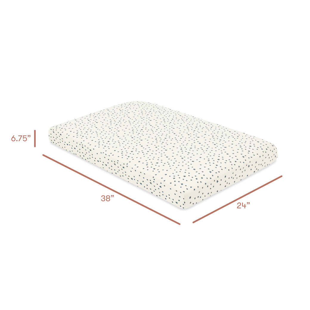 Mini Crib Sheet in GOTS Certified Organic Brushed Cotton