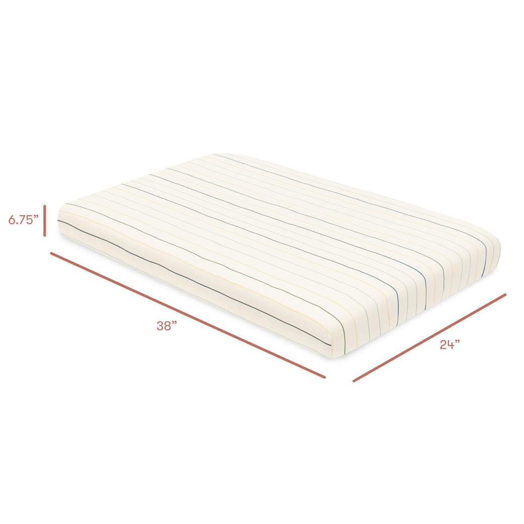 Mini Crib Sheet in GOTS Certified Organic Brushed Cotton