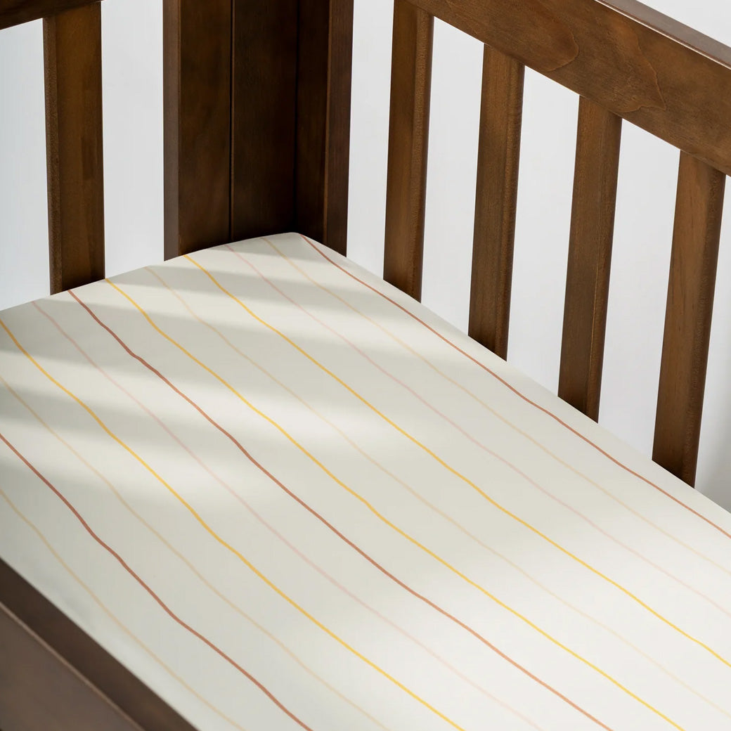 Mini Crib Sheet in GOTS Certified Organic Brushed Cotton