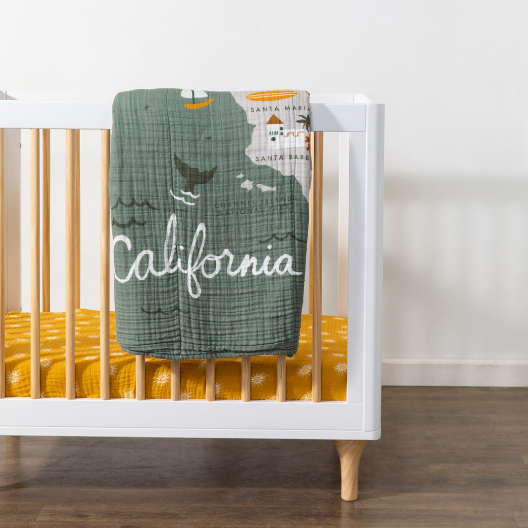 Mini Crib Sheet In GOTS Certified Organic Muslin Cotton