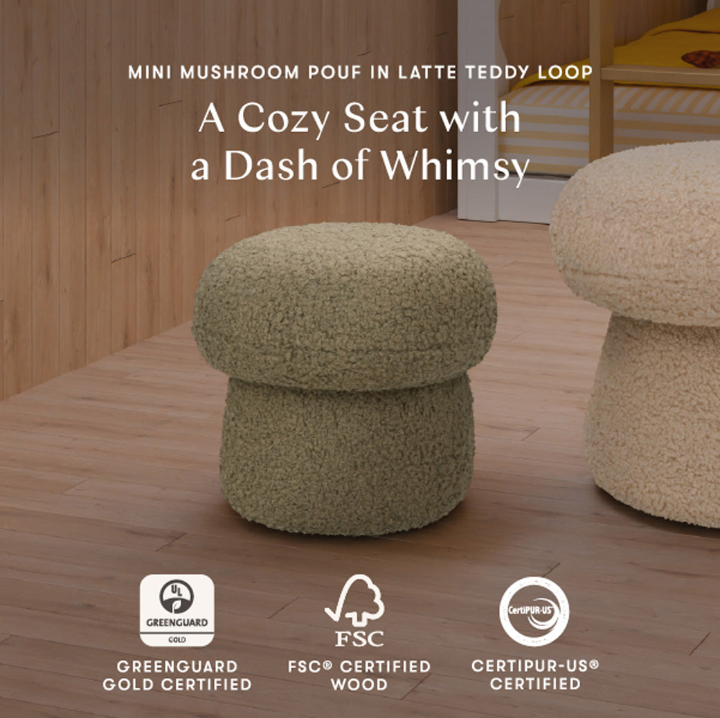 Mini Mushroom Pouf
