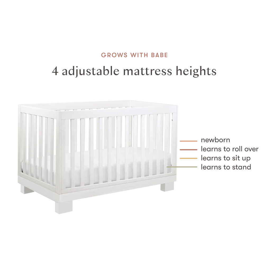 Modo 3-in-1 Convertible Crib with Toddler Bed Conversion Kit