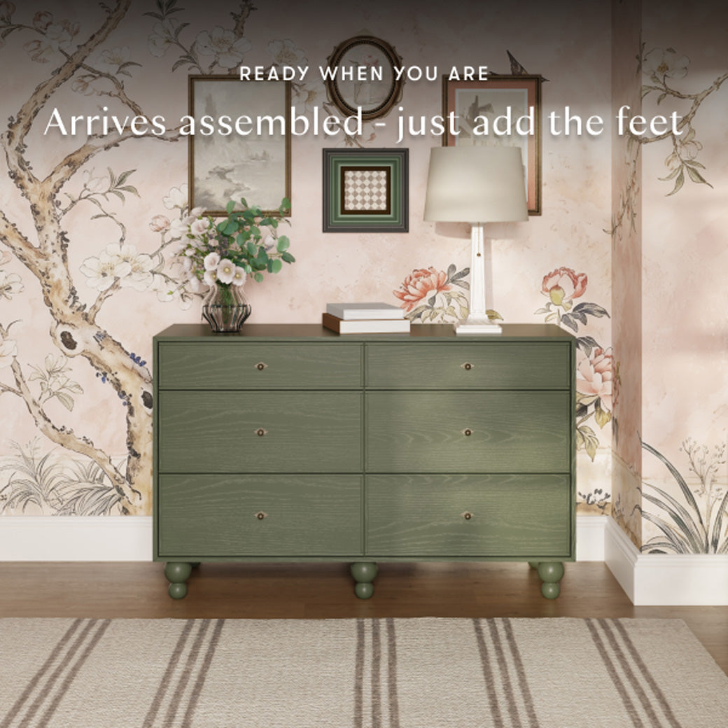 Astre 6-Drawer Wide Assembled Dresser (54") by Nate Berkus