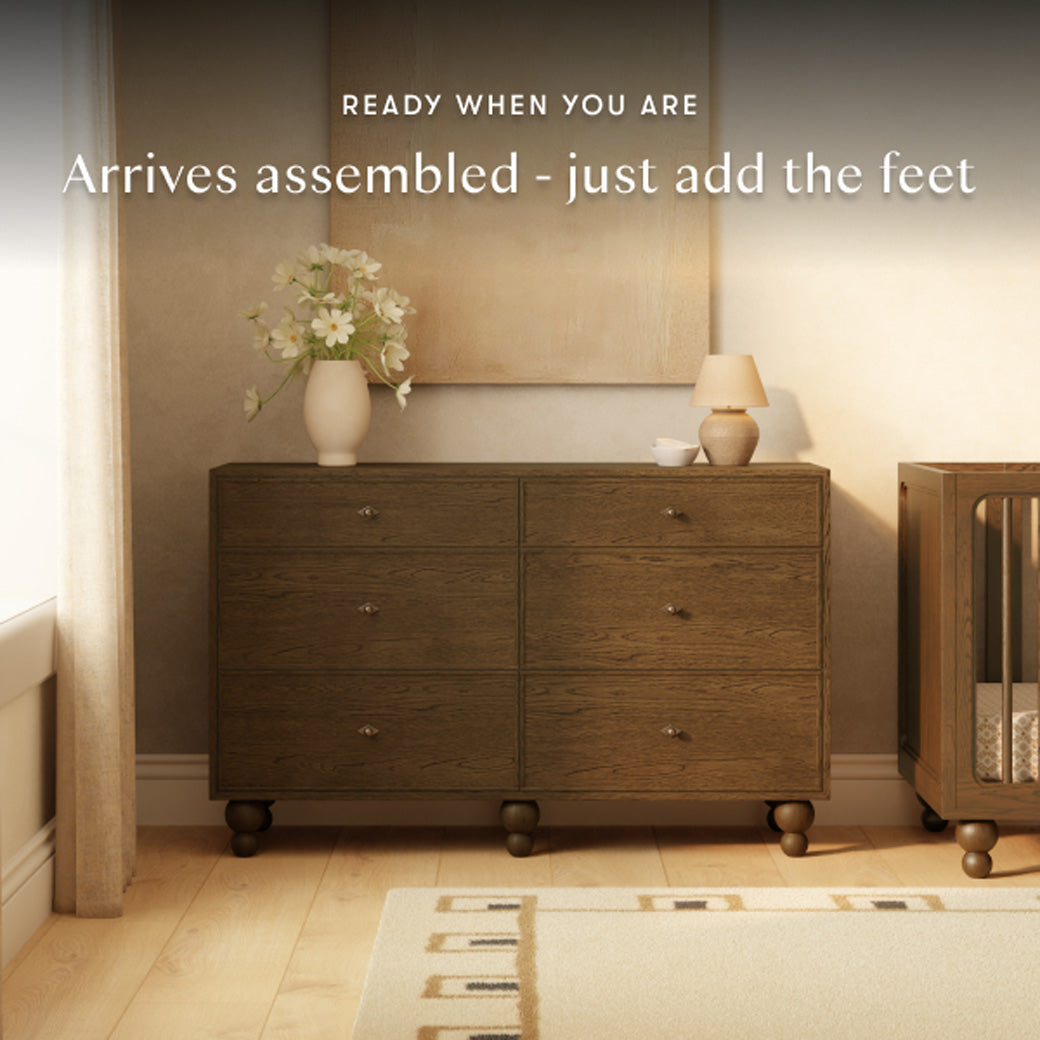 Astre 6-Drawer Wide Assembled Dresser (54") by Nate Berkus
