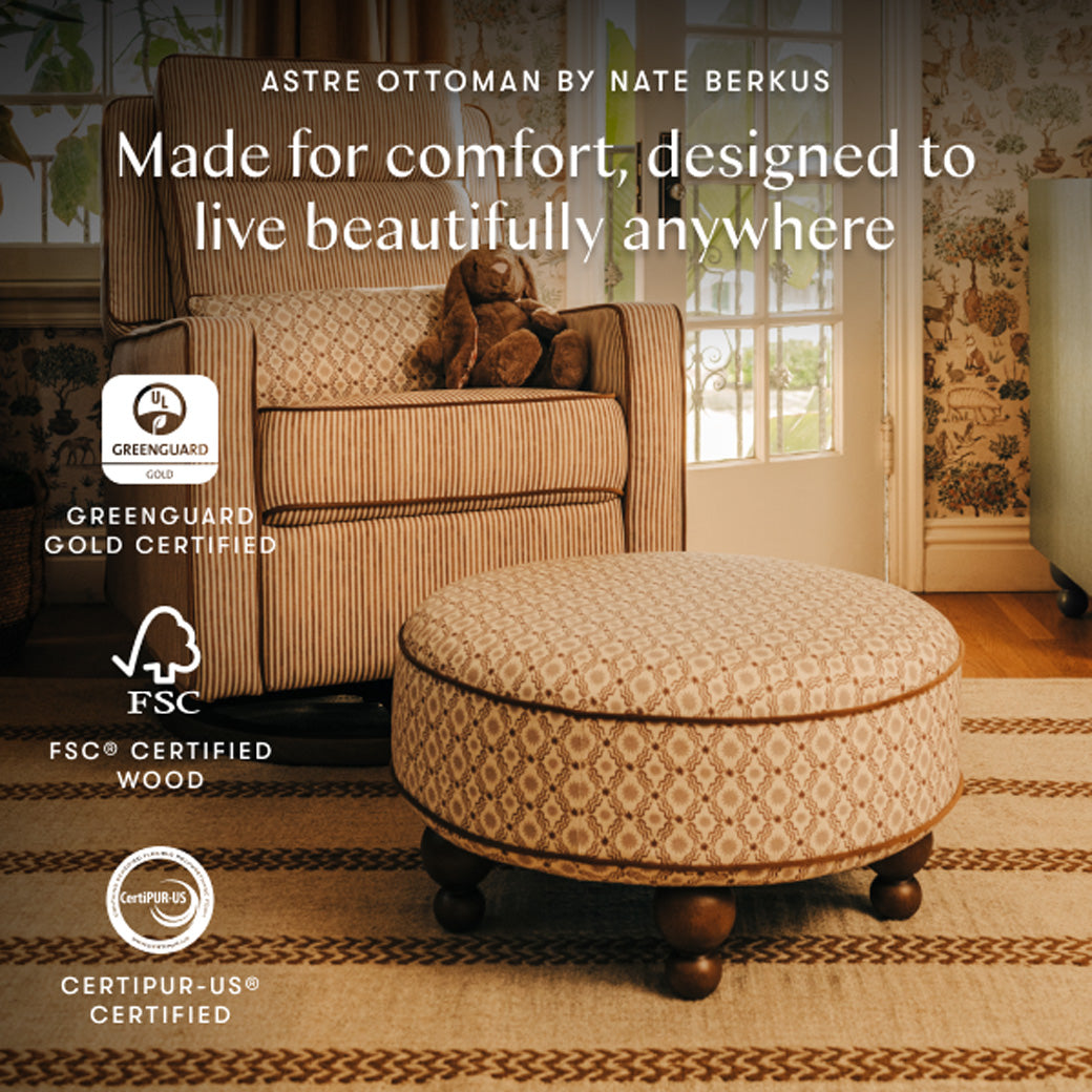 Astre Ottoman by Nate Berkus