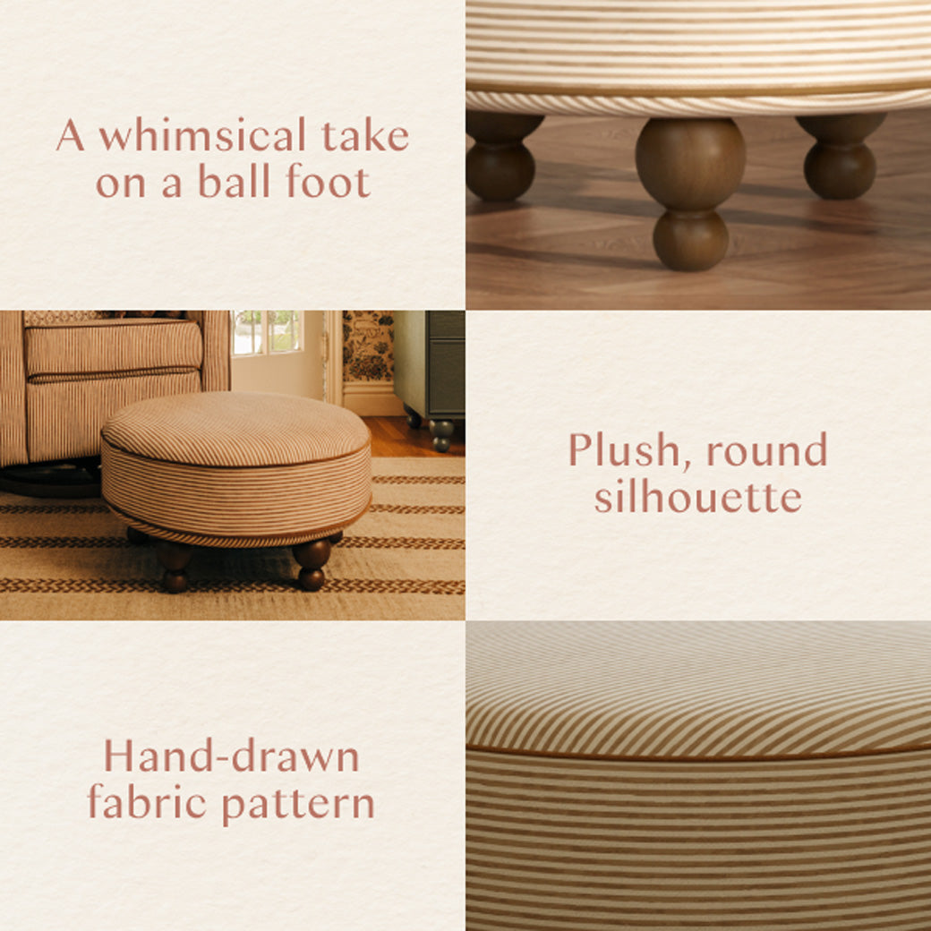 Astre Ottoman by Nate Berkus