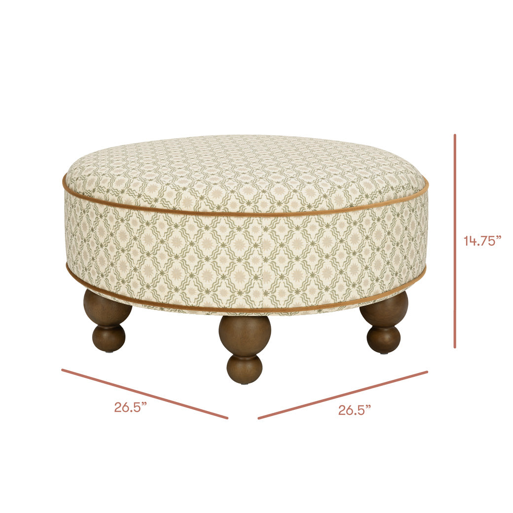 Astre Ottoman by Nate Berkus
