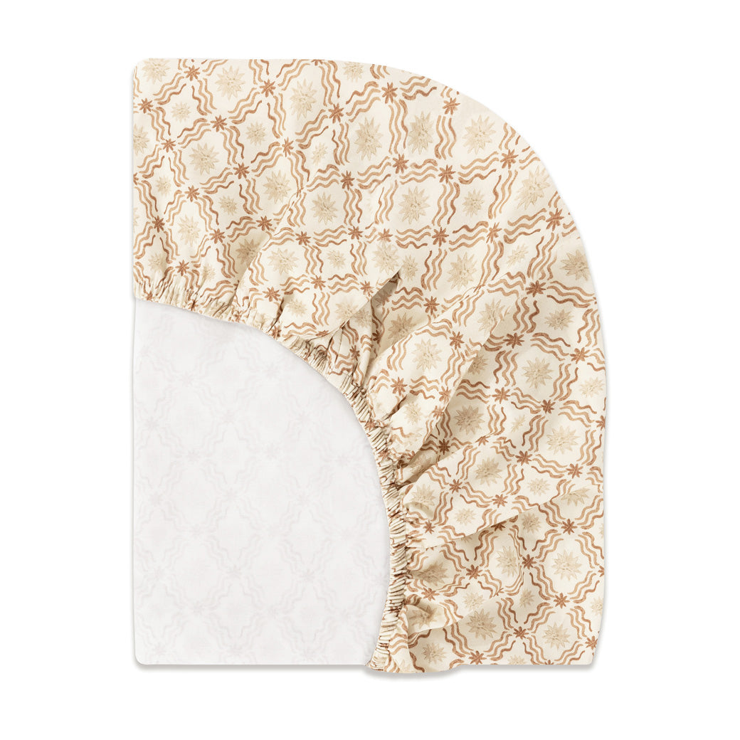All-Stages Midi Crib Sheet in GOTS Certified Organic Brushed Cotton