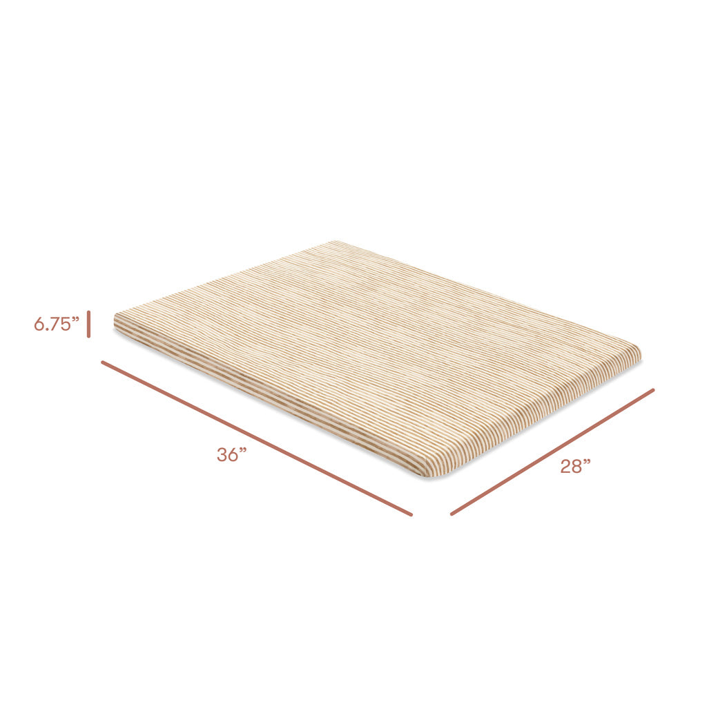 All-Stages Midi Crib Sheet in GOTS Certified Organic Brushed Cotton