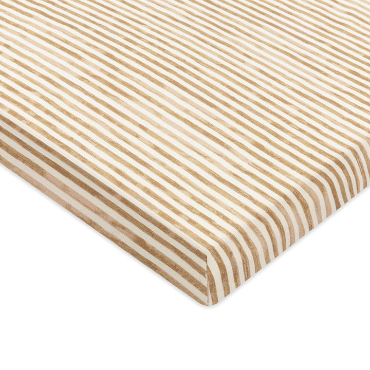 All-Stages Midi Crib Sheet in GOTS Certified Organic Brushed Cotton