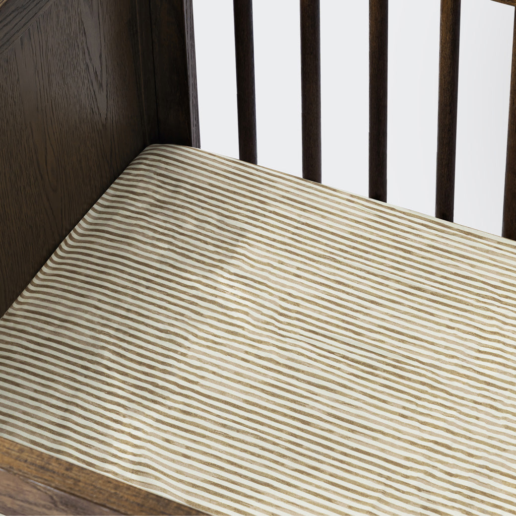 All-Stages Midi Crib Sheet in GOTS Certified Organic Brushed Cotton