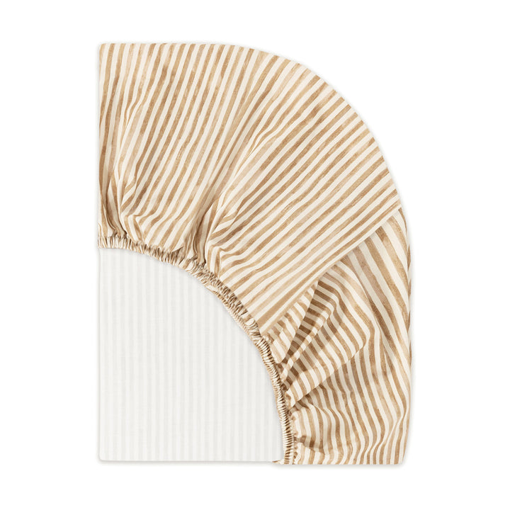 All-Stages Midi Crib Sheet in GOTS Certified Organic Brushed Cotton