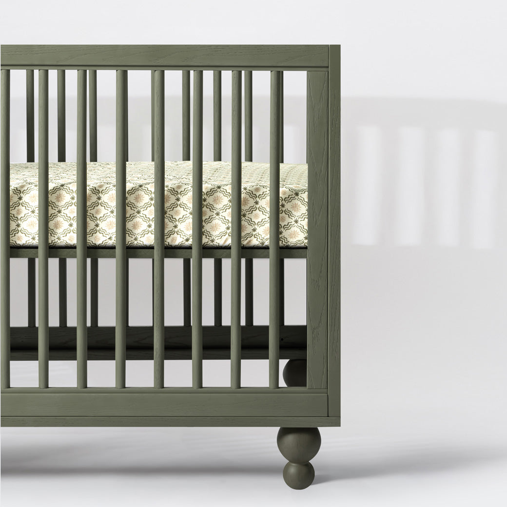 All-Stages Midi Crib Sheet in GOTS Certified Organic Brushed Cotton