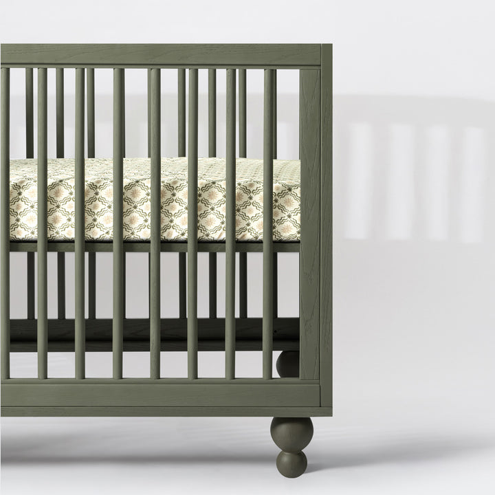All-Stages Midi Crib Sheet in GOTS Certified Organic Brushed Cotton