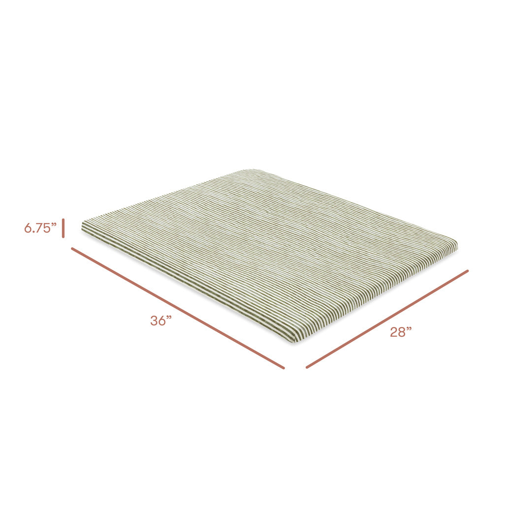 All-Stages Midi Crib Sheet in GOTS Certified Organic Brushed Cotton