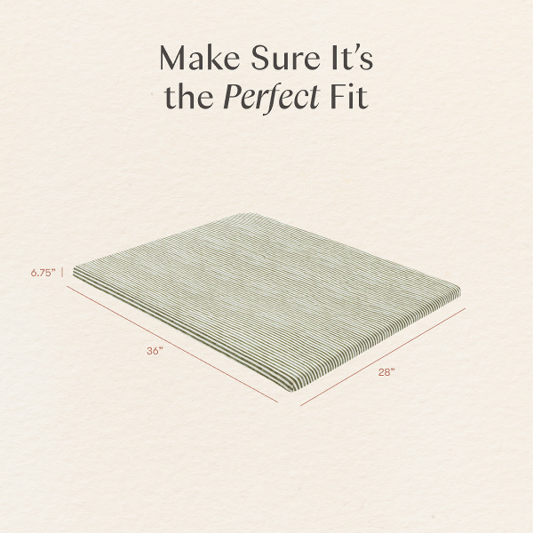 All-Stages Midi Crib Sheet in GOTS Certified Organic Brushed Cotton