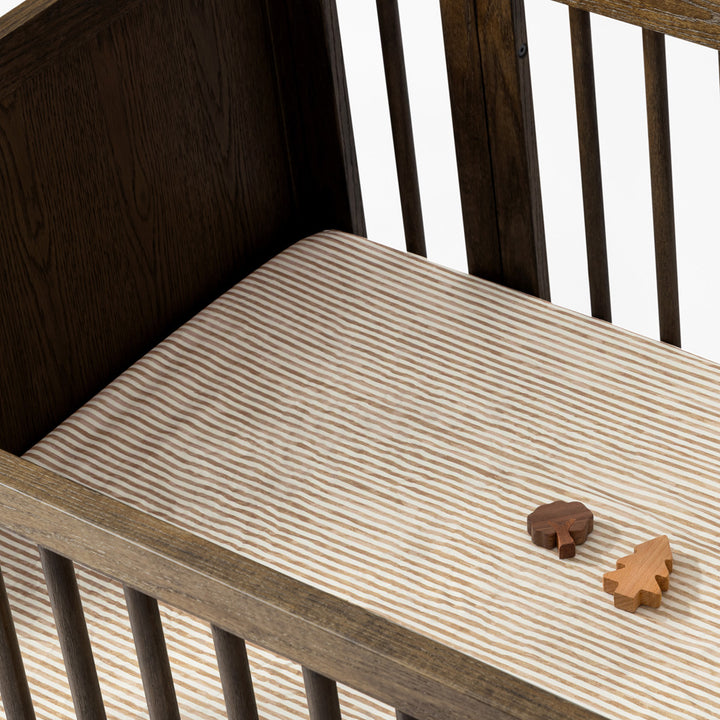 Crib Sheet in GOTS Certified Organic Brushed Cotton