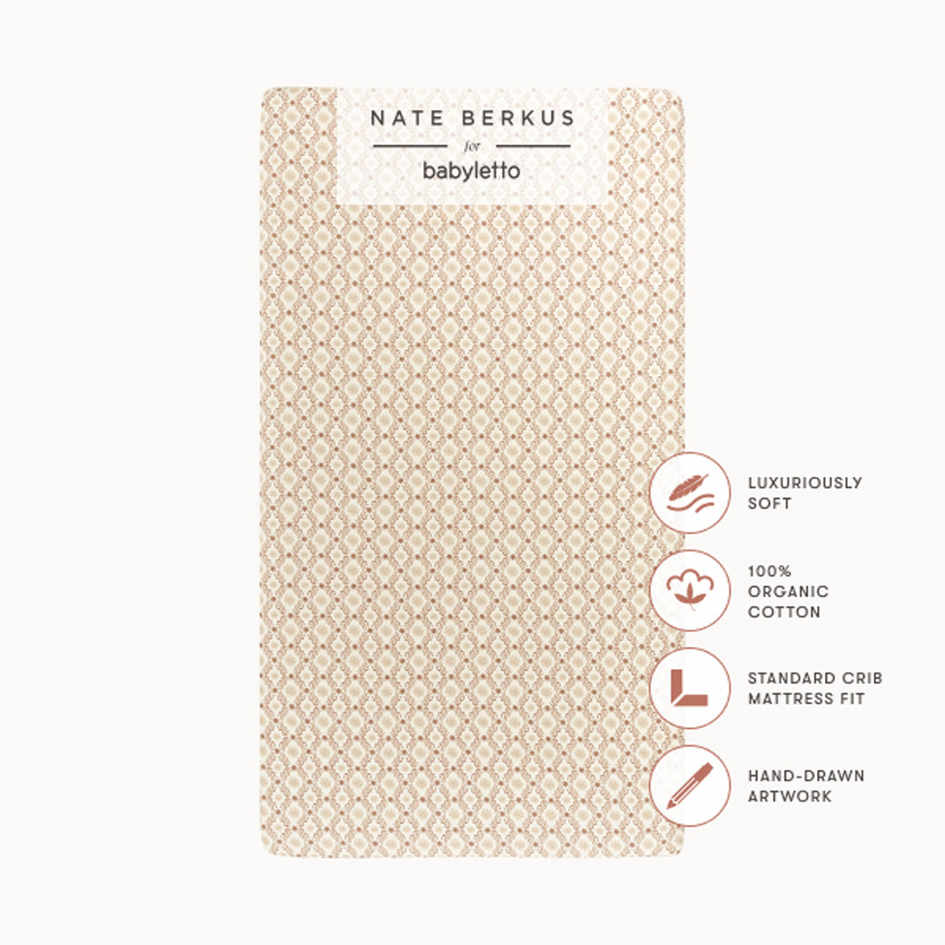 Crib Sheet in GOTS Certified Organic Brushed Cotton