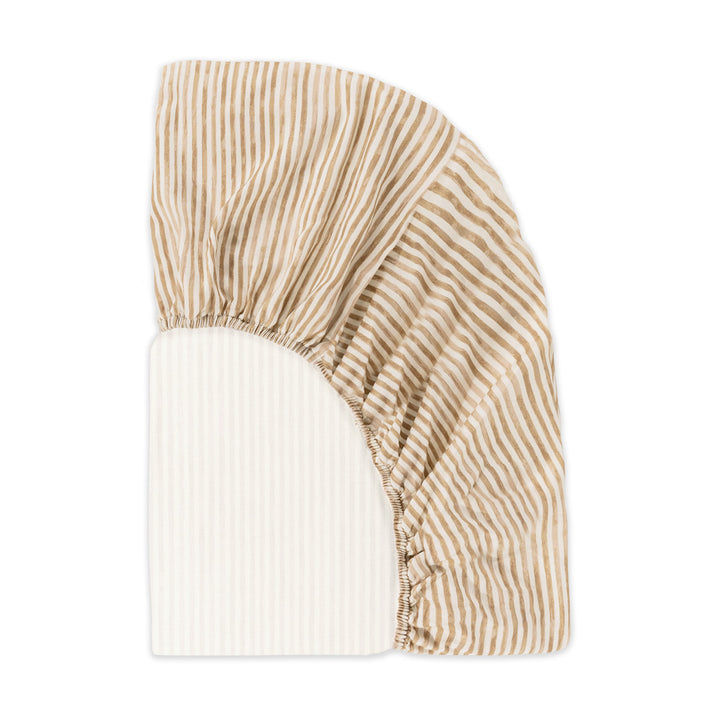 Crib Sheet in GOTS Certified Organic Brushed Cotton