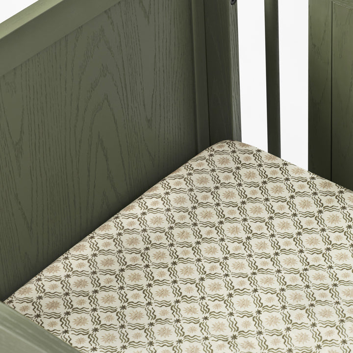 Crib Sheet in GOTS Certified Organic Brushed Cotton