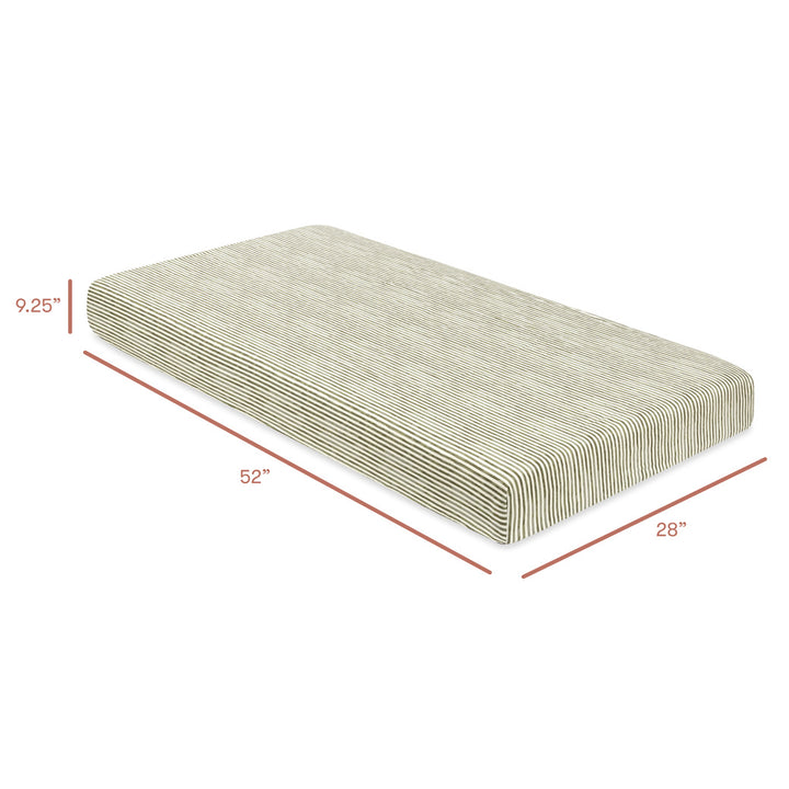 Crib Sheet in GOTS Certified Organic Brushed Cotton