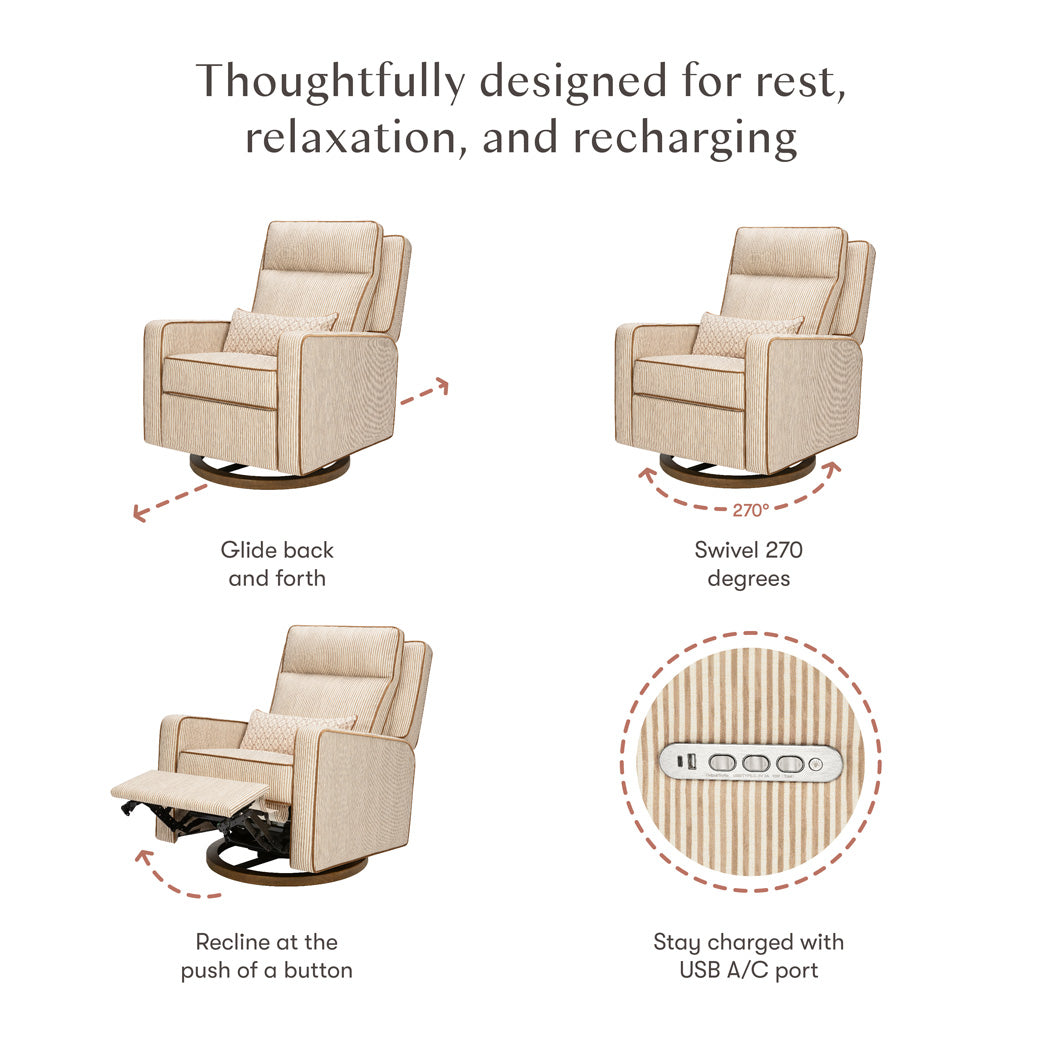 Sigi Pro Power Recliner & Swivel Glider by Nate Berkus