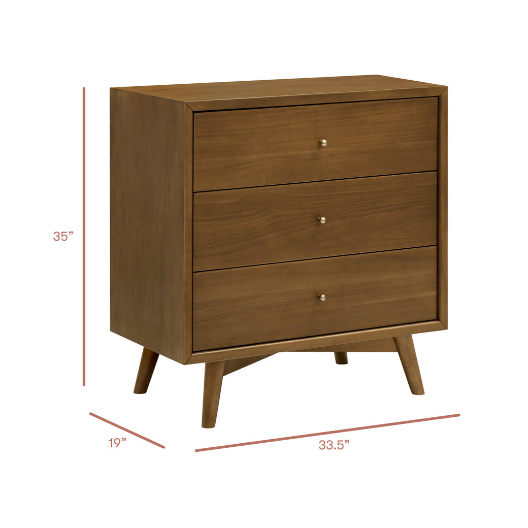 Palma 3-Drawer Compact Assembled Dresser (34")