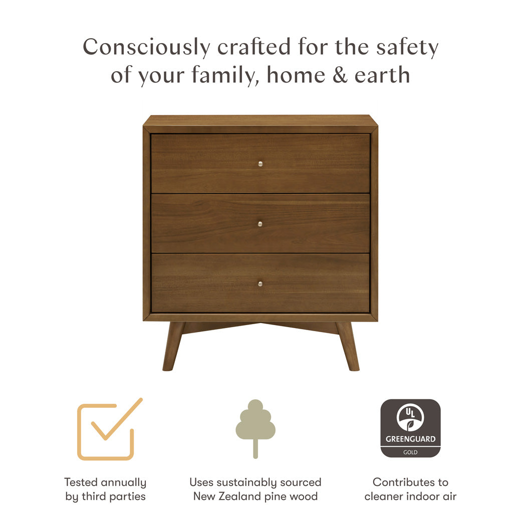Palma 3-Drawer Compact Assembled Dresser (34")