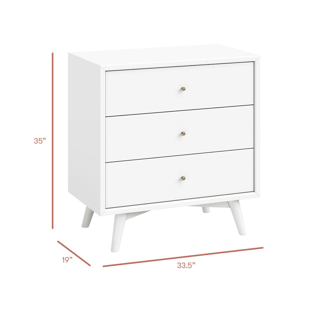 Palma 3-Drawer Compact Assembled Dresser (34")