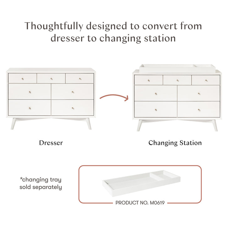 Palma 7-Drawer Assembled Double Dresser