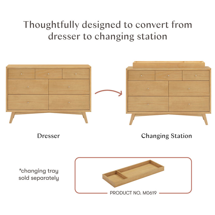 Palma 7-Drawer Assembled Double Dresser