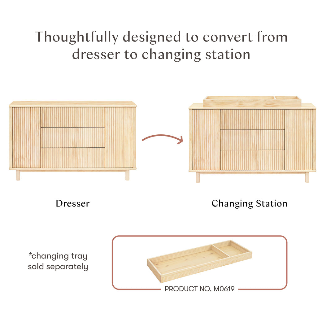 Pogo Tambour Extra Wide Assembled Dresser (58")