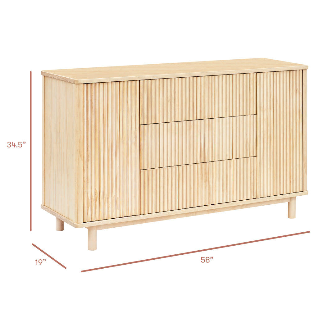 Pogo Tambour Extra Wide Assembled Dresser (58")