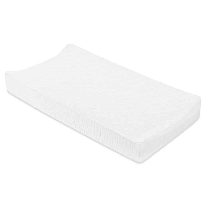 Quilted Changing Pad Cover In GOTS Certified Organic Muslin Cotton