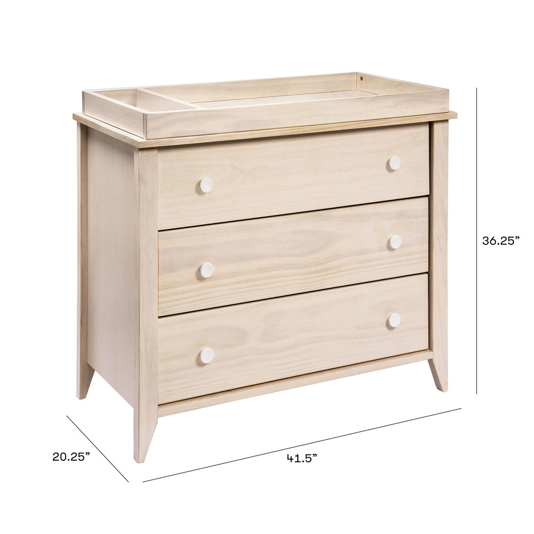 Sprout 3-Drawer Compact Changer Dresser with Removable Changing Tray (42")