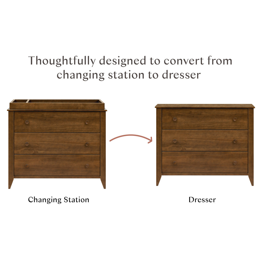 Sprout 3-Drawer Compact Changer Dresser with Removable Changing Tray (42")