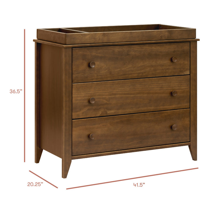 Sprout 3-Drawer Compact Changer Dresser with Removable Changing Tray (42")