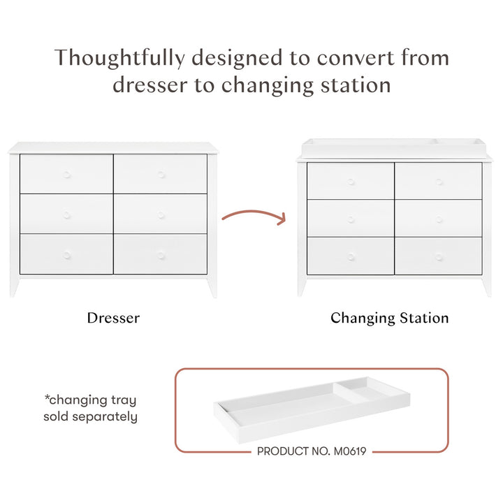 Sprout 6-Drawer Double Dresser