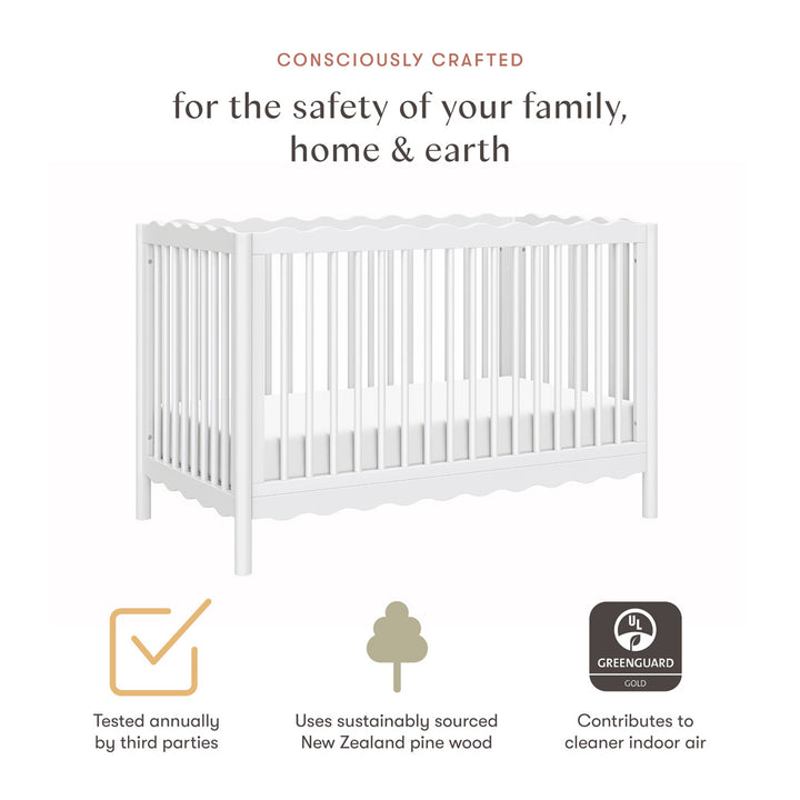Swell 4-in-1 Convertible Crib with Toddler Bed Conversion Kit