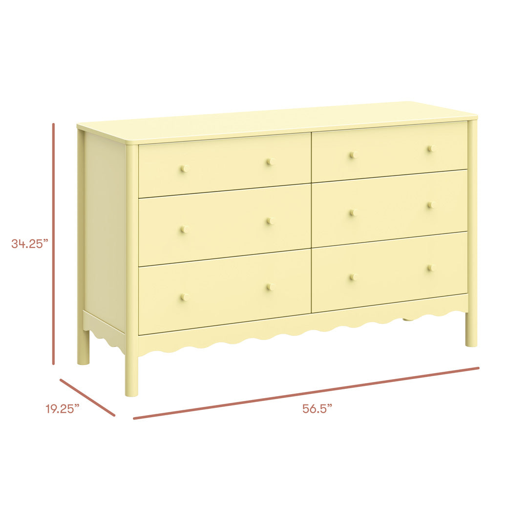 Swell 6-Drawer Assembled Dresser