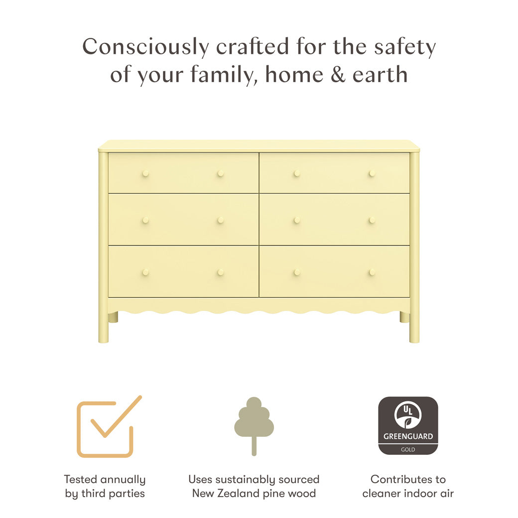 Swell 6-Drawer Assembled Dresser