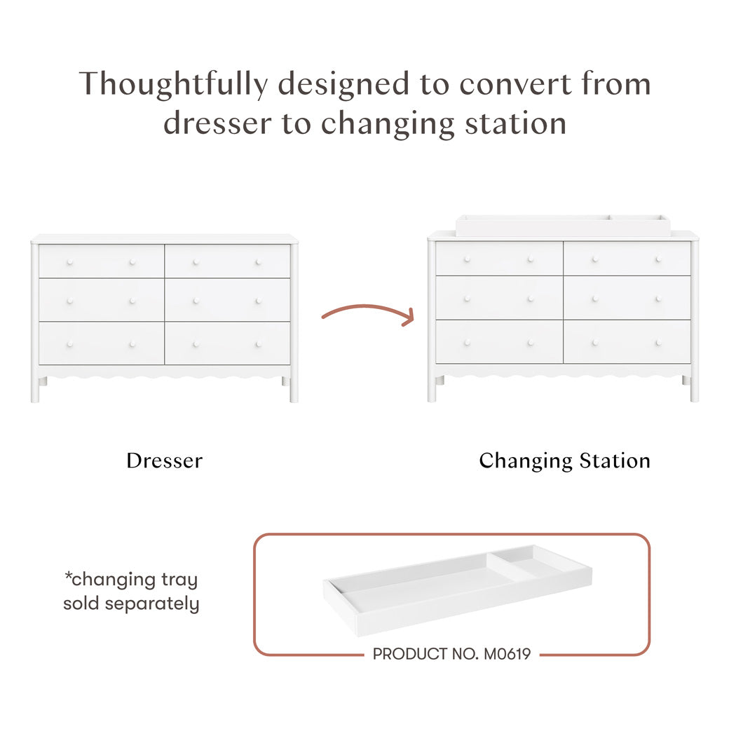 Swell 6-Drawer Assembled Dresser
